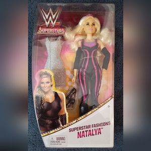 2017 WWE Superstars Super Star Fashions 12" w/silver dress  Natalya New